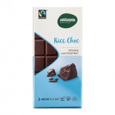 Chocolat de couverture avec du sirop de glucose de riz biologique. Naturata 100 g